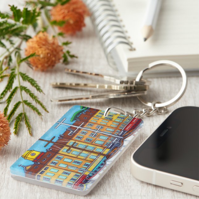 Porte-clefs Colours of Saint-Tropez Keychain by Lisa Lorenz (Devant droit)