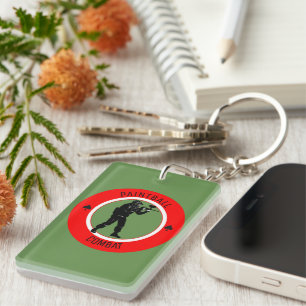 Porte-clefs Combat de paintball