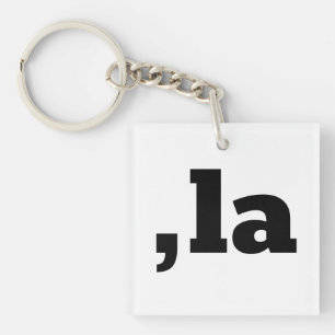 Porte-clefs Comma La Kamala Harris - Conception de texte custo