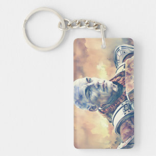 Porte-clefs Commandant en Porte - clé aquarelle