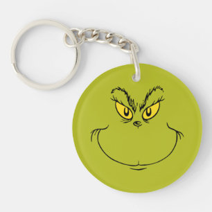 Porte-clefs Comment Grinch Stole Visage de Noël