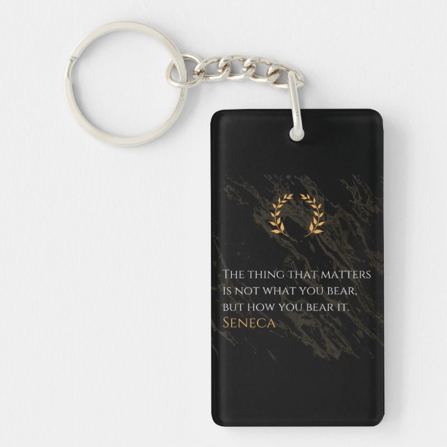 Porte-clefs Comment vous le supportez - Citation de la philoso (Devant)