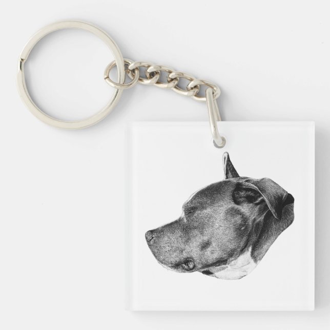Porte-clefs compagnon de force calme (Devant)