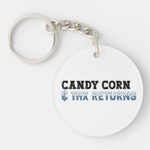Porte-clefs Comptable amusant Halloween - Corn de bonbons