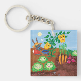Porte-clefs Compte-Jardin de temps