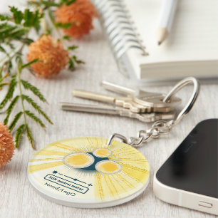 Porte-clefs compteur de contrôle solaire en acrylique objet_3