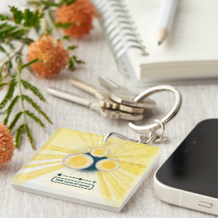 Porte-clefs compteur de contrôle solaire en acrylique objet_3