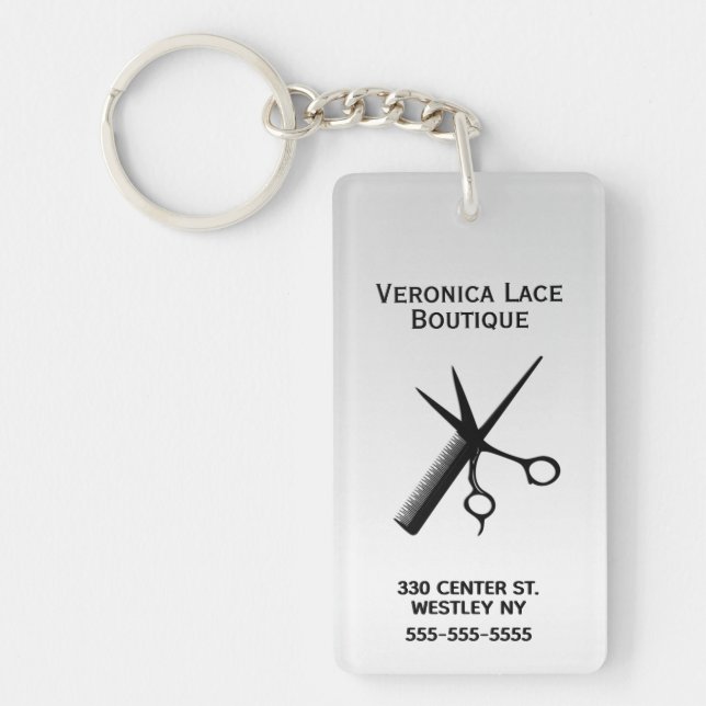 Porte-clefs Concepteur de beauté Lumière Argentée (Devant)
