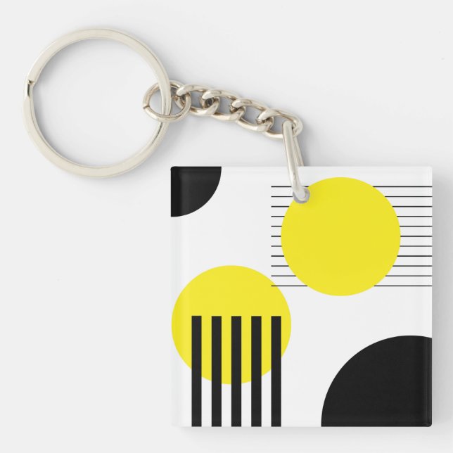 Porte-clefs Conception abstraite (Devant)