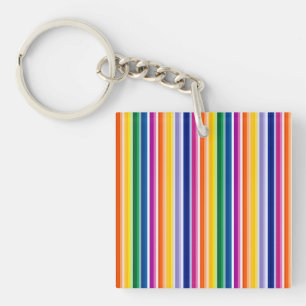 Porte-clefs Conception de bandes verticales colorées