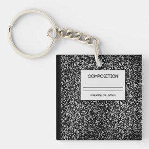 Porte-clefs Conception de carnet de composition
