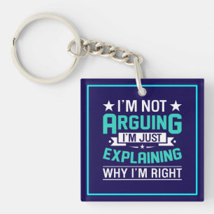 Porte-clefs Conception de citation drôle et sarcastique
