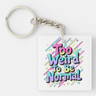 Porte-clefs Conception de citation graffiti pastel gras