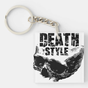 Porte-clefs Conception de crâne de style de mort