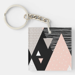 Porte-clefs Conception de crête de montagne de Scandi