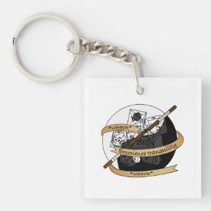 Porte-clefs Conception de dés de moine