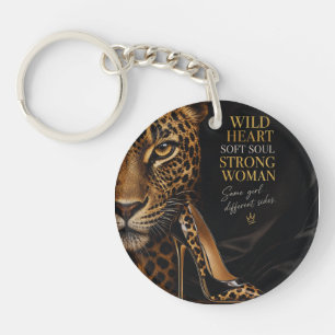 Porte-clefs Conception de femme luxe Jaguar & Talons Hauts