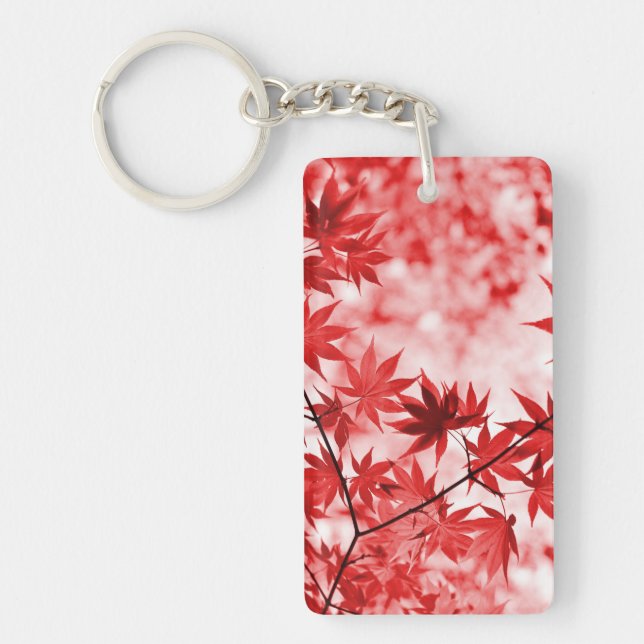 Porte-clefs Conception de feuilles d'érables-29997 (Devant)