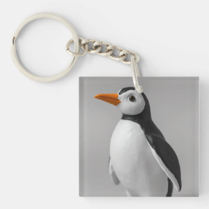 Porte-clefs Conception de manchot mignon – Animal d'hiver ador