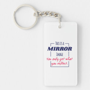 Porte-clefs Conception de motivation Mentalité de réflexion da