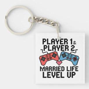 Porte-clefs Conception de niveau supérieur pour couple de joue