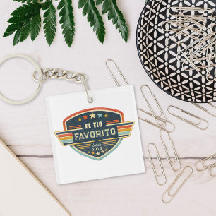 Porte-clefs Conception de patch rétro personnalisé année El Tí