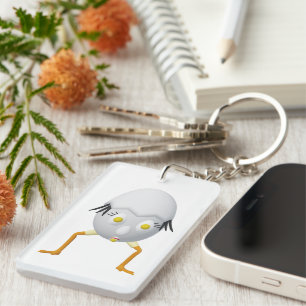 Porte-clefs Conception de personnage d'œuf fantaisiste RG & RA