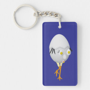 Porte-clefs Conception de personnage d'œuf fantaisiste RG & RA