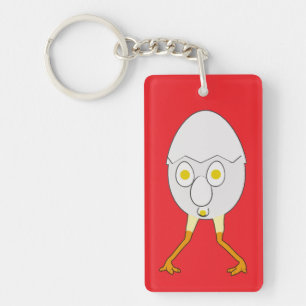 Porte-clefs Conception de personnage d'œuf fantaisiste RG & RA