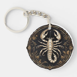 Porte-clefs Conception de scorpion complexe avec des accents o
