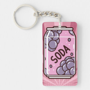 Porte-clefs Conception de soda rétro – Boisson rafraîchissante