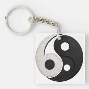 Porte-clefs Conception de symbole Yin Yang 69