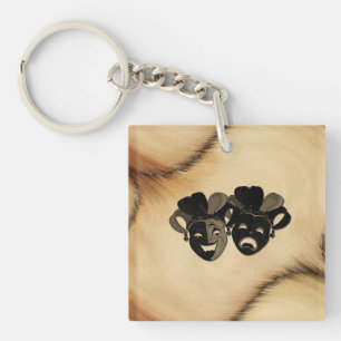 Porte-clefs Conception de théâtre de comédie et de tragédie ru