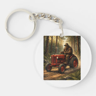 Porte-clefs Conception de tracteur Bigfoot pour l'exploitation