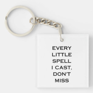 Porte-clefs Conception de typographie de citation de manifesta
