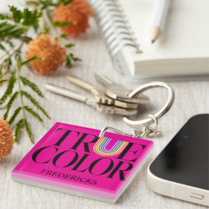 Porte-clefs Conception de typographie personnalisée pour l'édi