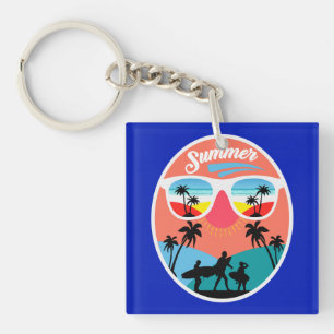 Porte-clefs Conception d'été vintage-68265