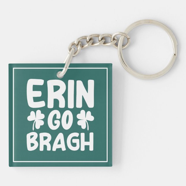 Porte-clefs Conception Erin Go Bragh Saint-Patrick-60850 (Dos)