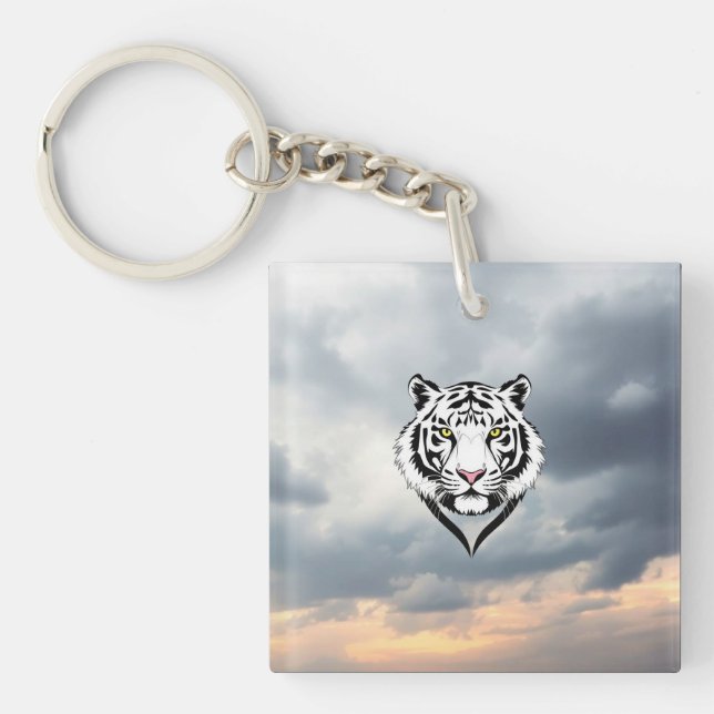 Porte-clefs Conception Graphique de Mode Urbaine Moderne (Devant)