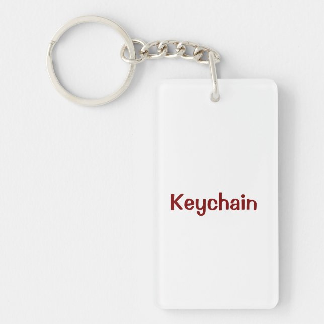 Porte-clefs Concevez Votre Propre (Devant)