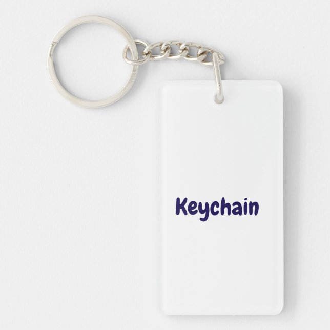 Porte-clefs Concevez Votre Propre (Devant)