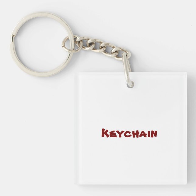 Porte-clefs Concevez Votre Propre (Devant)