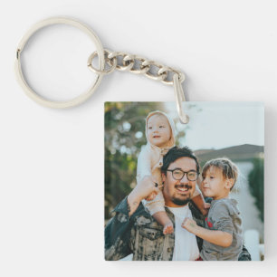 Porte-clefs Concevez votre propre photo de famille personnalis