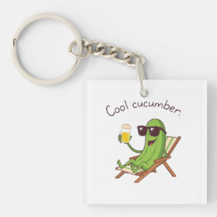 Porte-clefs Concombre Cool