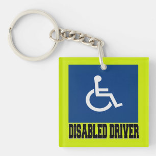 Porte-clefs Conducteur handicapé