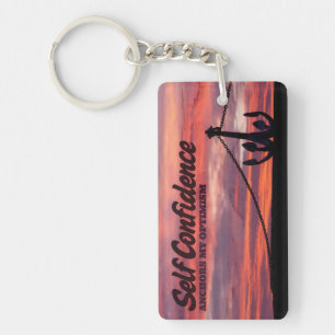 Porte-clefs "Confiance en soi" Motivation Affirmation