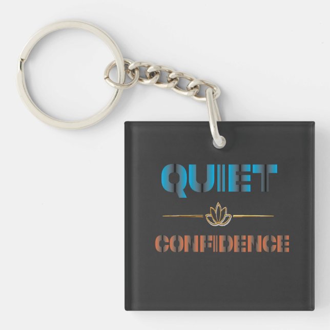 Porte-clefs Confiance Silencieuse (Devant)