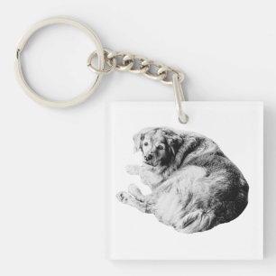 Porte-clefs Confort de poche, chiot roulé