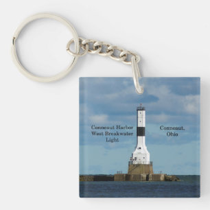 Porte-clefs Conneaut Harbour West Bkw porte - clé acrylique lé