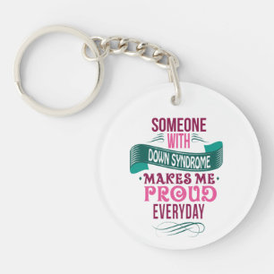 Porte-clefs Conscience de syndrome de Down